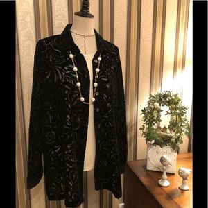 🌸Velveteen Burnout Top